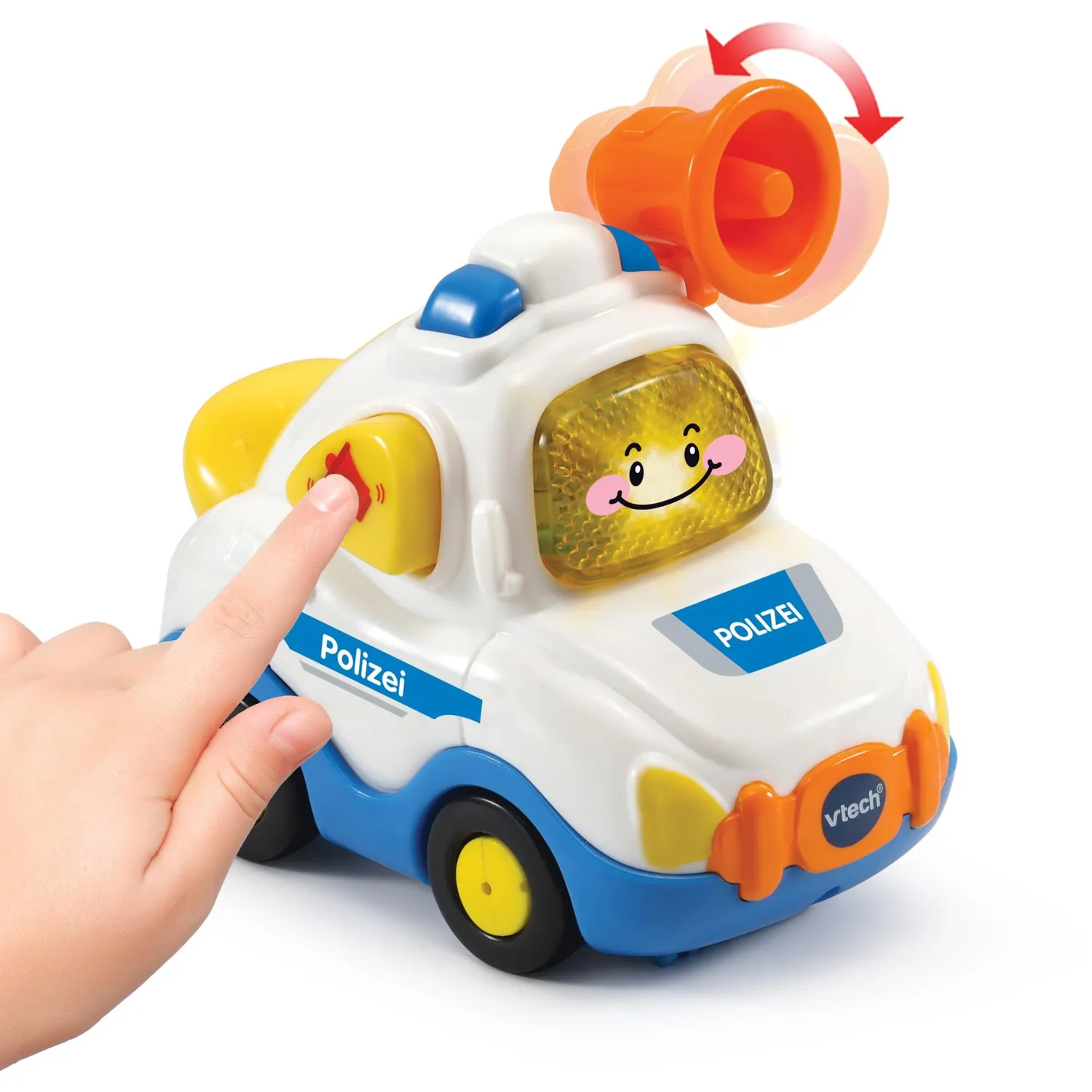 VTech Tut Tut Baby Flitzer Polizei 80-517204 Spielauto Megafon