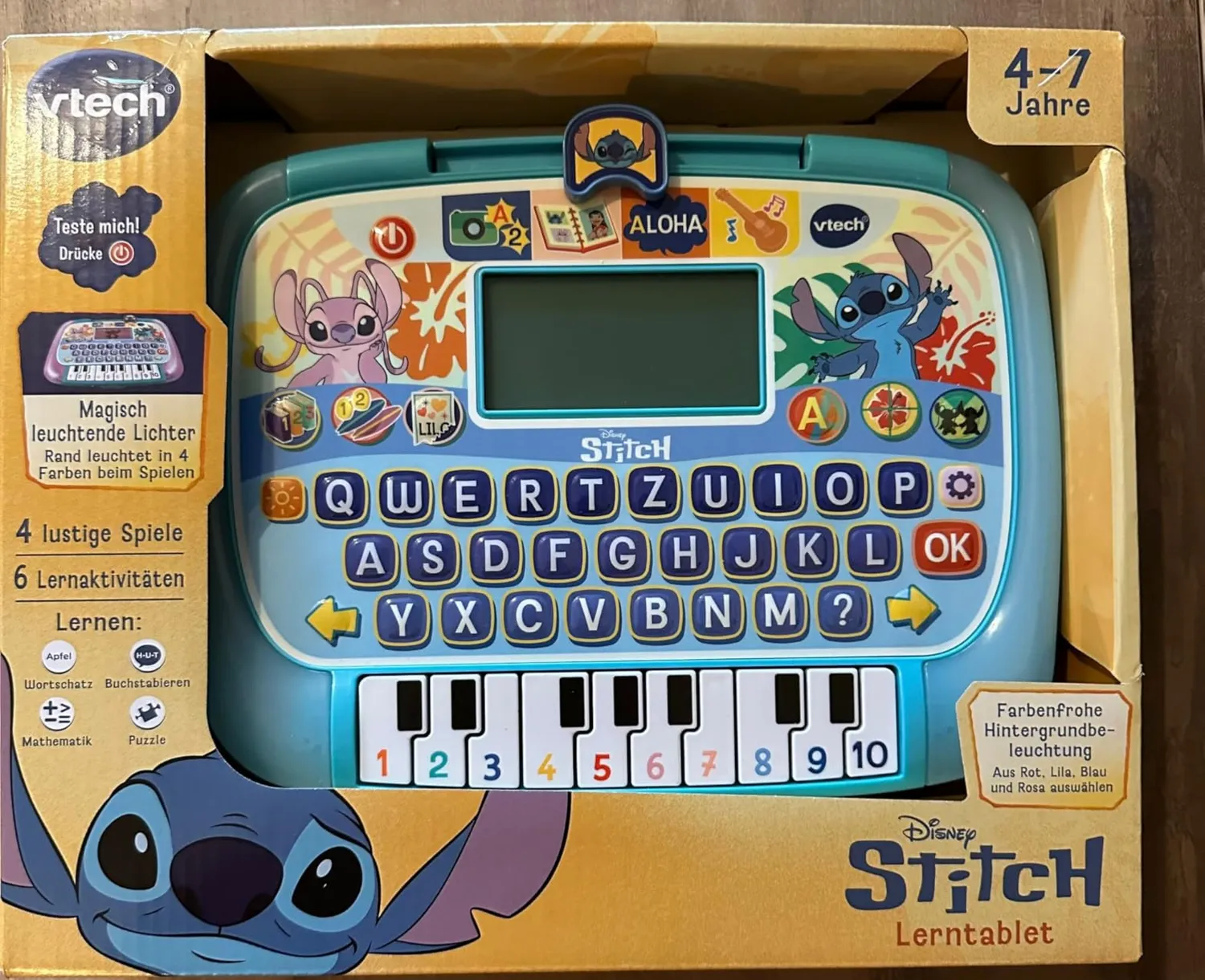 VTech Stitch Lerntablet 80-586104 Klavier 4-7 Jahre