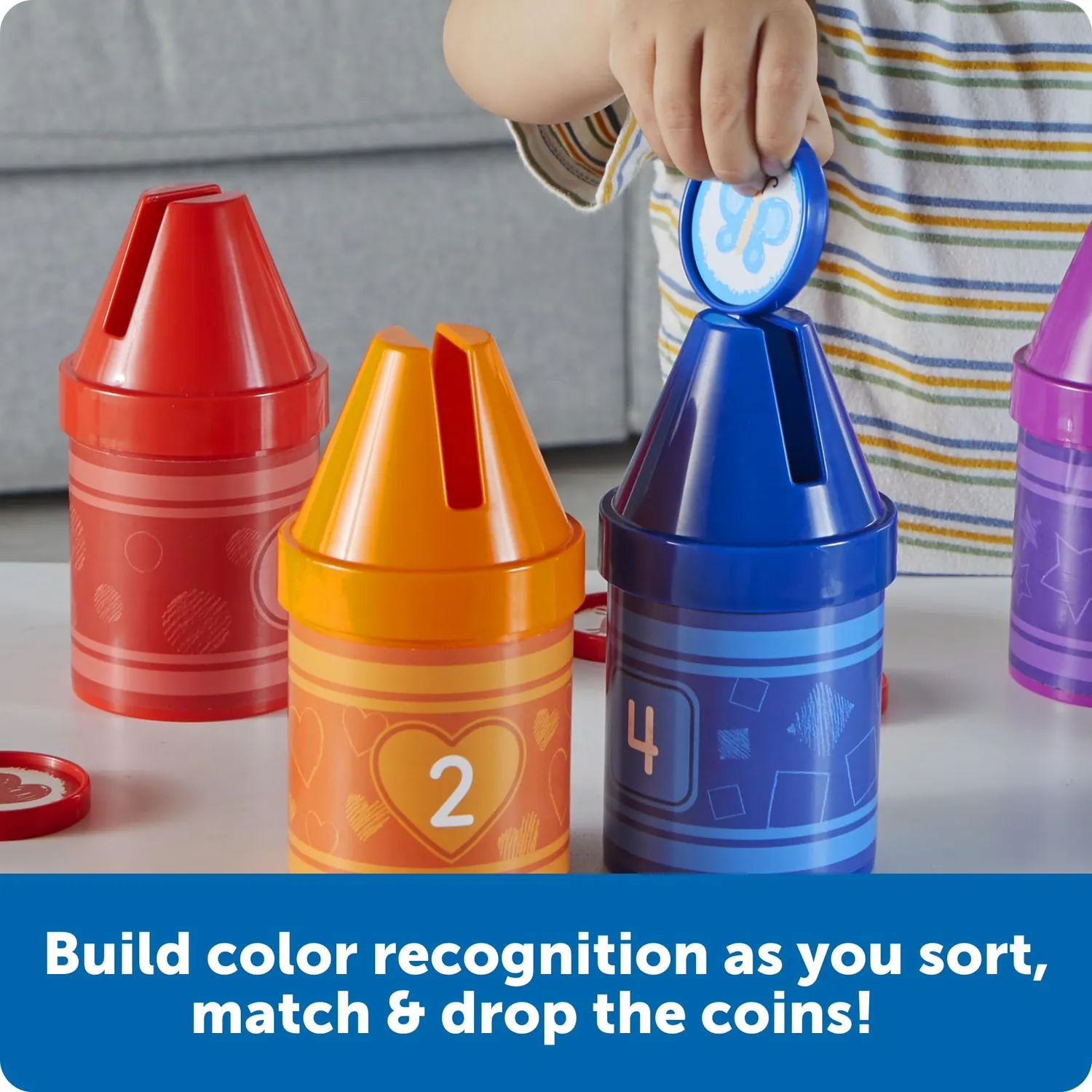 Learning Resources Counting Crayons Lernspiel 30-tlg