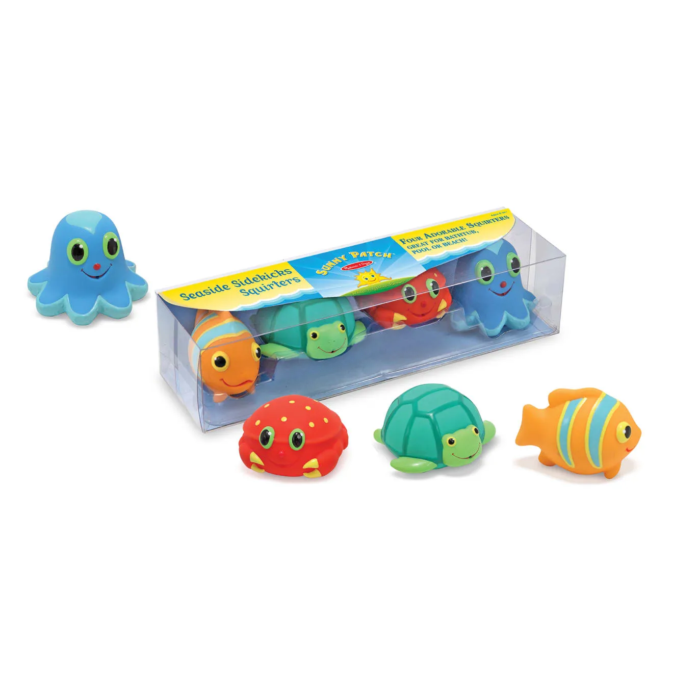 Melissa & Doug Seaside Squirters Wasserspielzeug 4er Bade