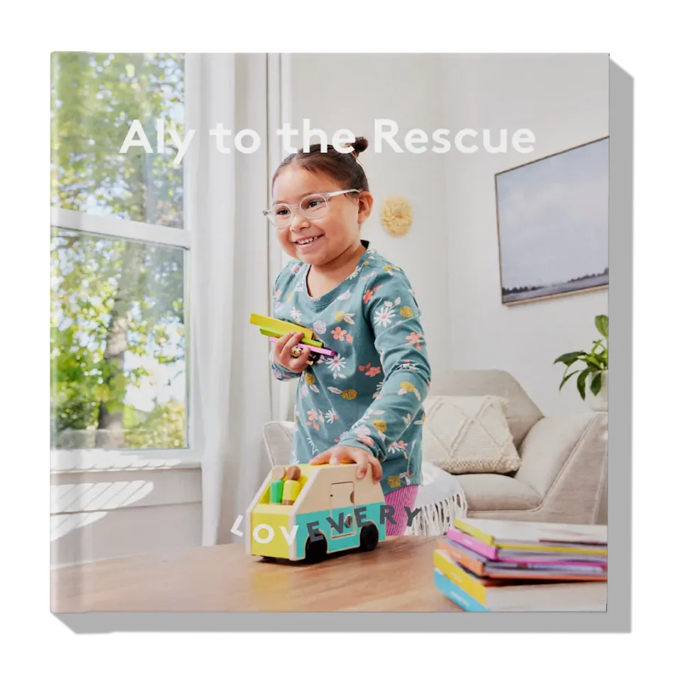 Lovevery Aly to the Rescue Bilderbuch Englisch Aufräumen