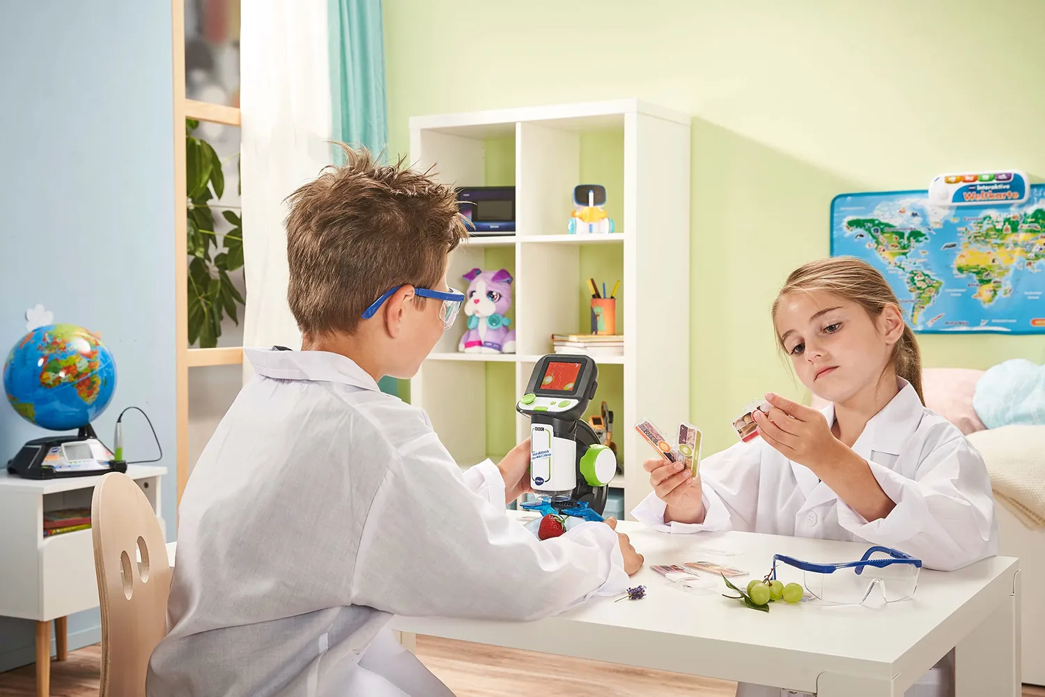 VTech Video-Mikroskop LCD Kinder ab 7 Jahren BBC Videos