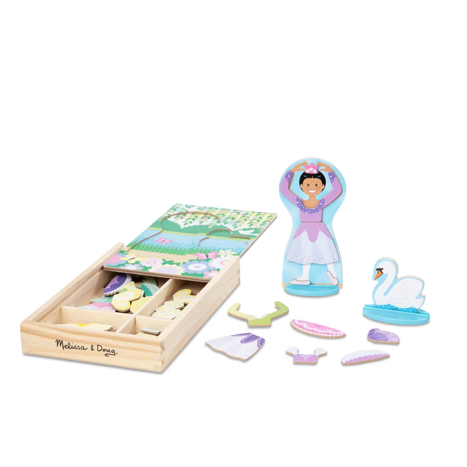 Melissa & Doug Ballerina Fee Magnetspiel Anziehspiel 52 Teile