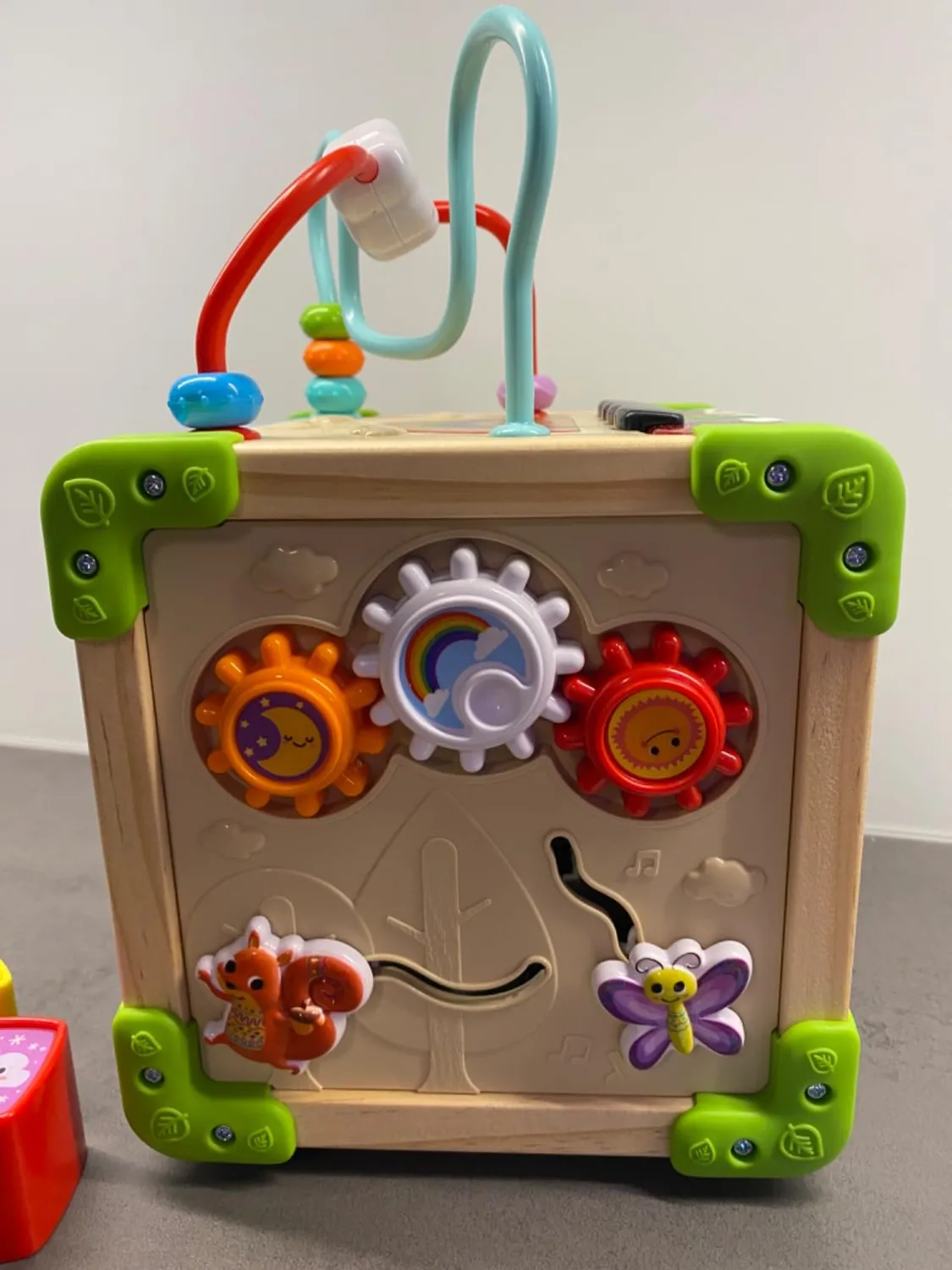 VTech Holz-Spielwürfel Interaktiv FSC Lernwürfel 12-36 Monate