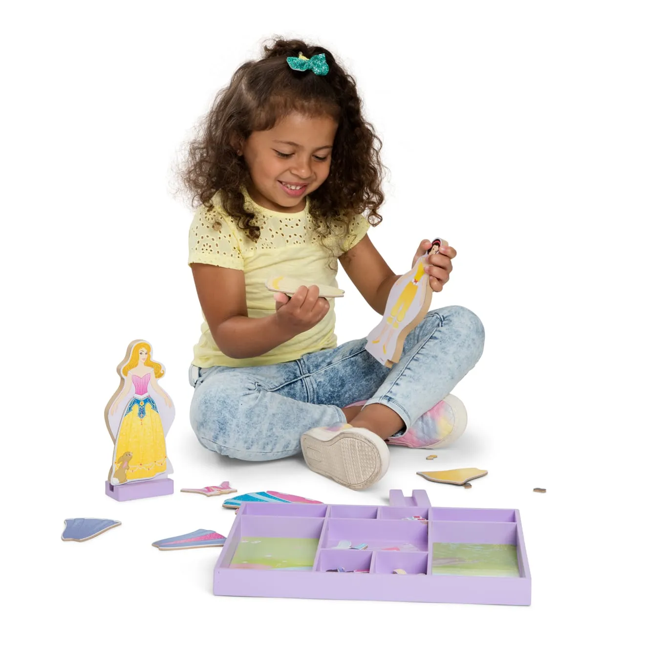 Melissa & Doug Dornröschen Schneewittchen Anziehpuppen