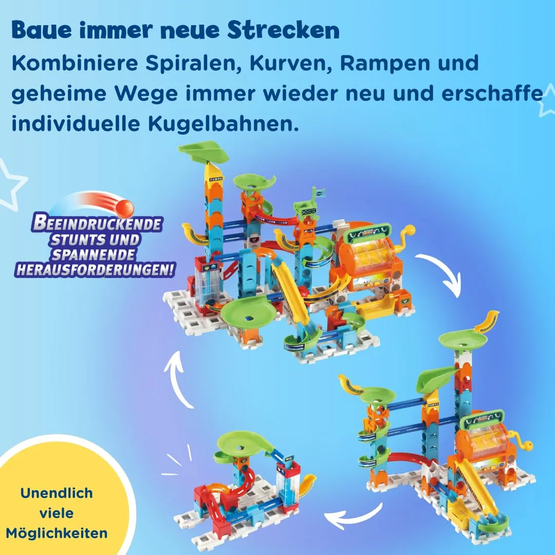 VTech Marble Rush Super Action Set L100 Kugelbahn interaktiv 99-tlg