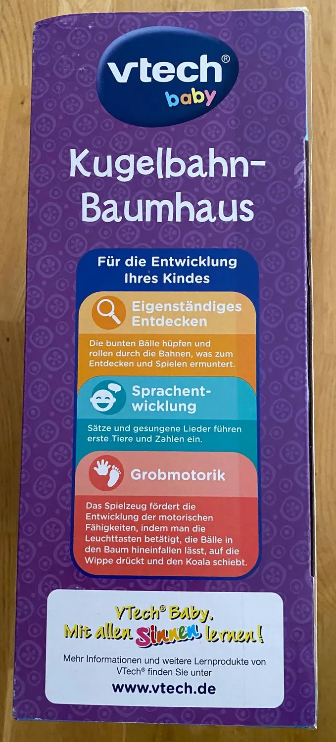 VTech Baby Kugelbahn Baumhaus mit 4 Bällen 12-36 Monate