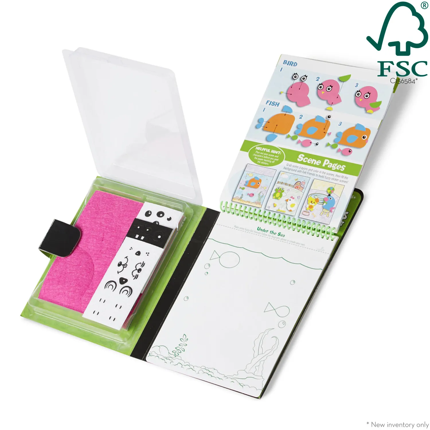 Melissa & Doug On-the-Go Felt Friends Filzsticker-Bastelset