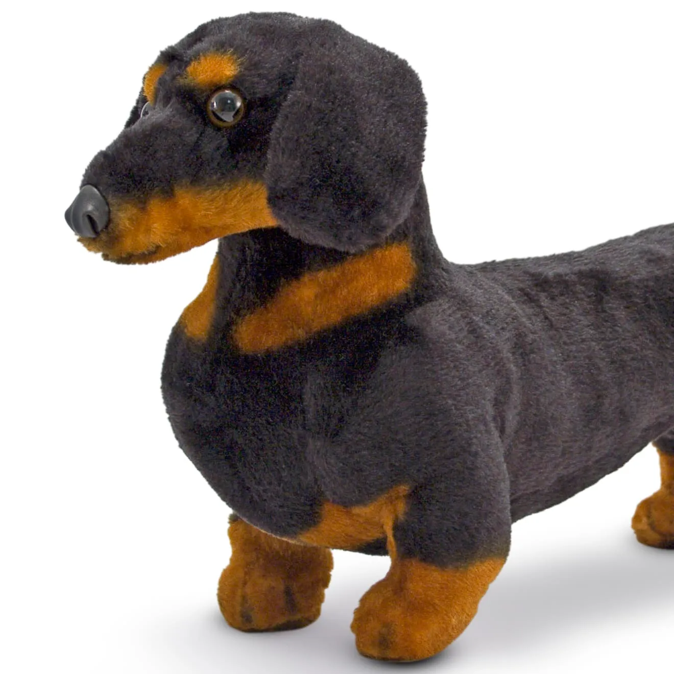 Melissa & Doug Dachshund Hund Plüschtier Dackel braun