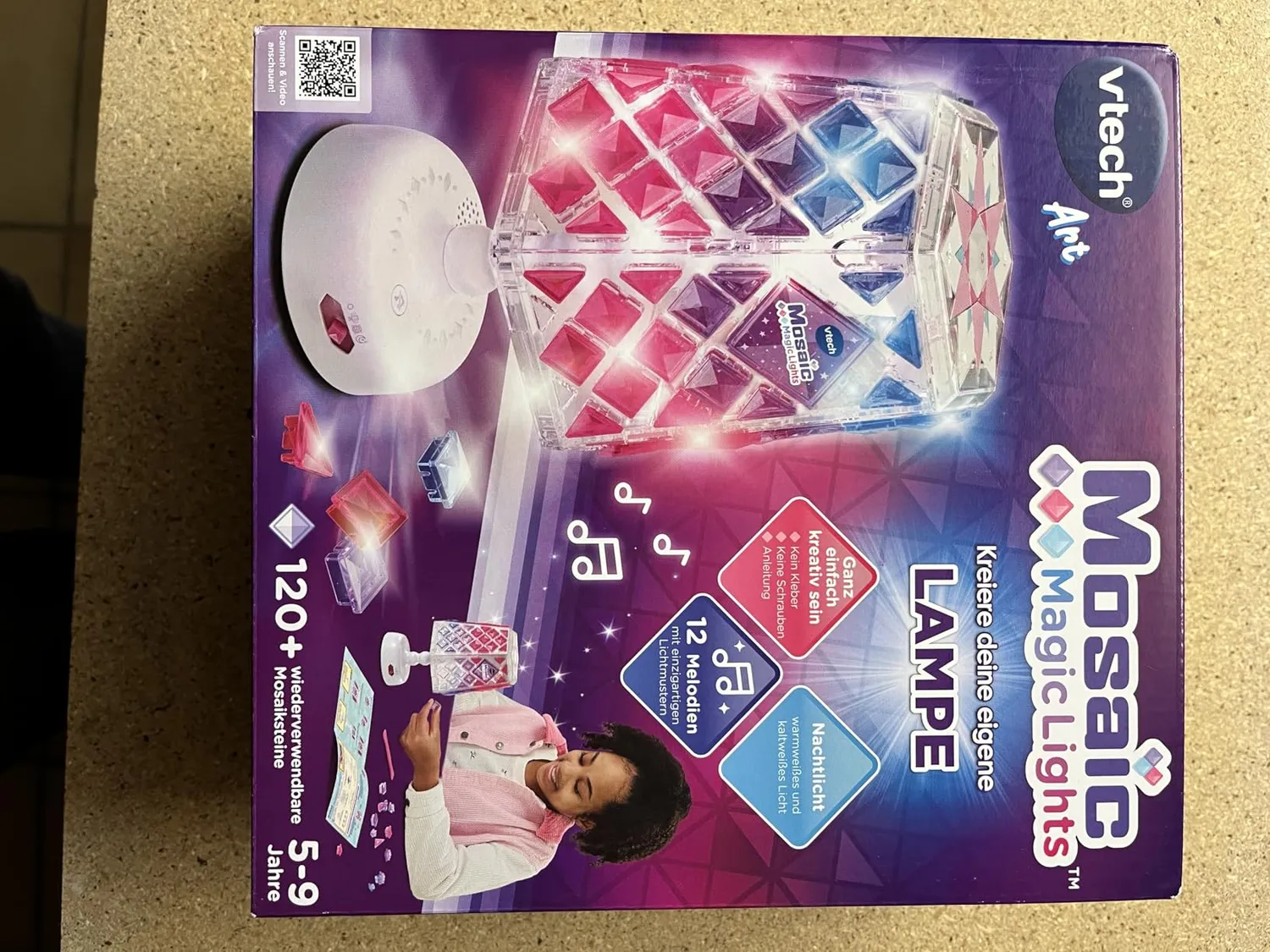 VTech Mosaic Magic Lights Kinderlampe Mosaiksteine