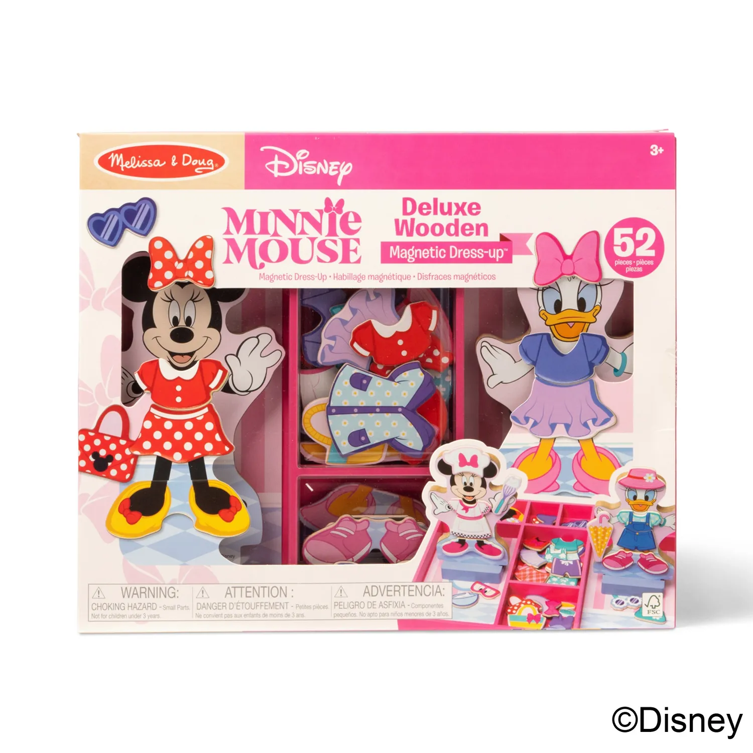Melissa & Doug Minnie Daisy Magnet Anziehspiel Holz