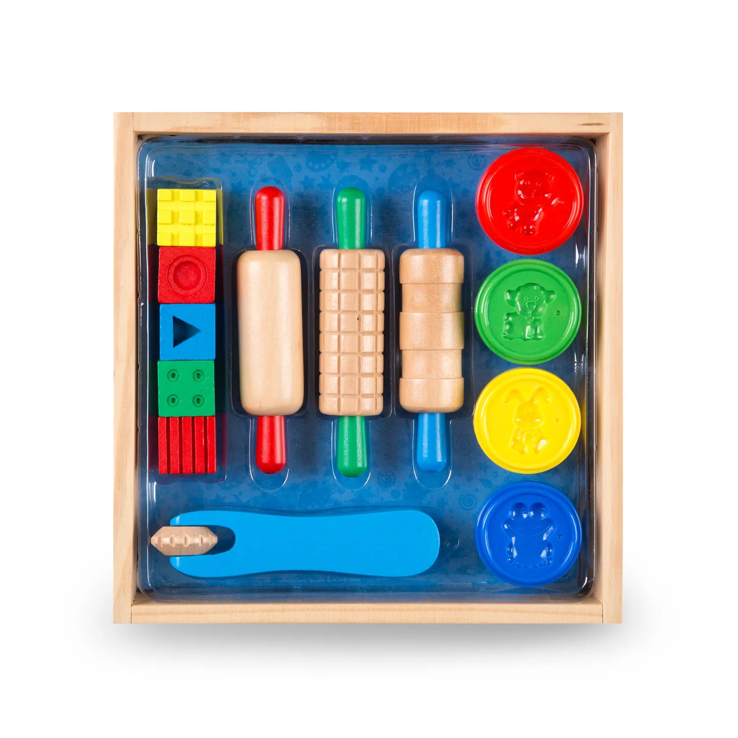 Melissa & Doug Created by Me Shape Model Mold Knetset 4 Farben ab 3 Jahren