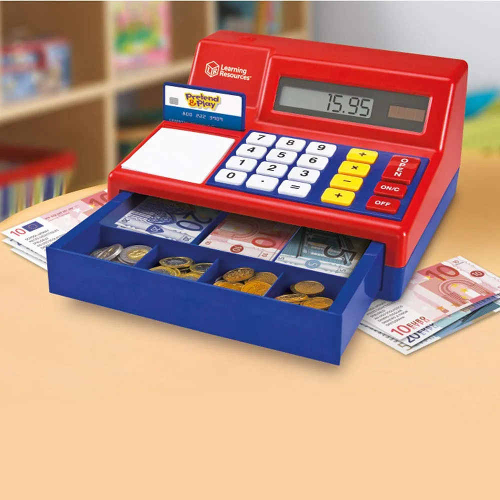 Learning Resources Kaufladenkasse Spielkasse Rot Euro