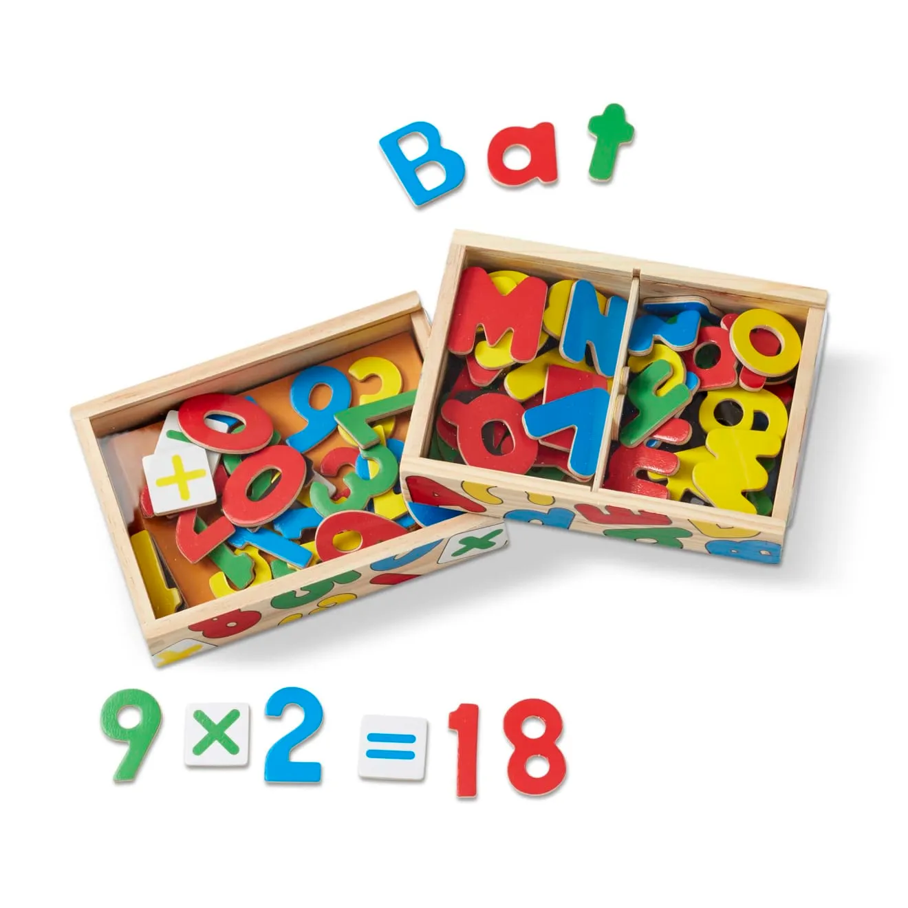 Melissa and Doug Magnetic Letters & Numbers Magnetbuchstaben Holz Set