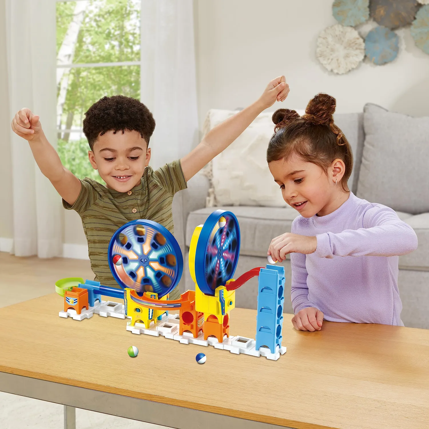 VTech Marble Rush Fun Fair Set M300 E Murmelbahn 24-tlg