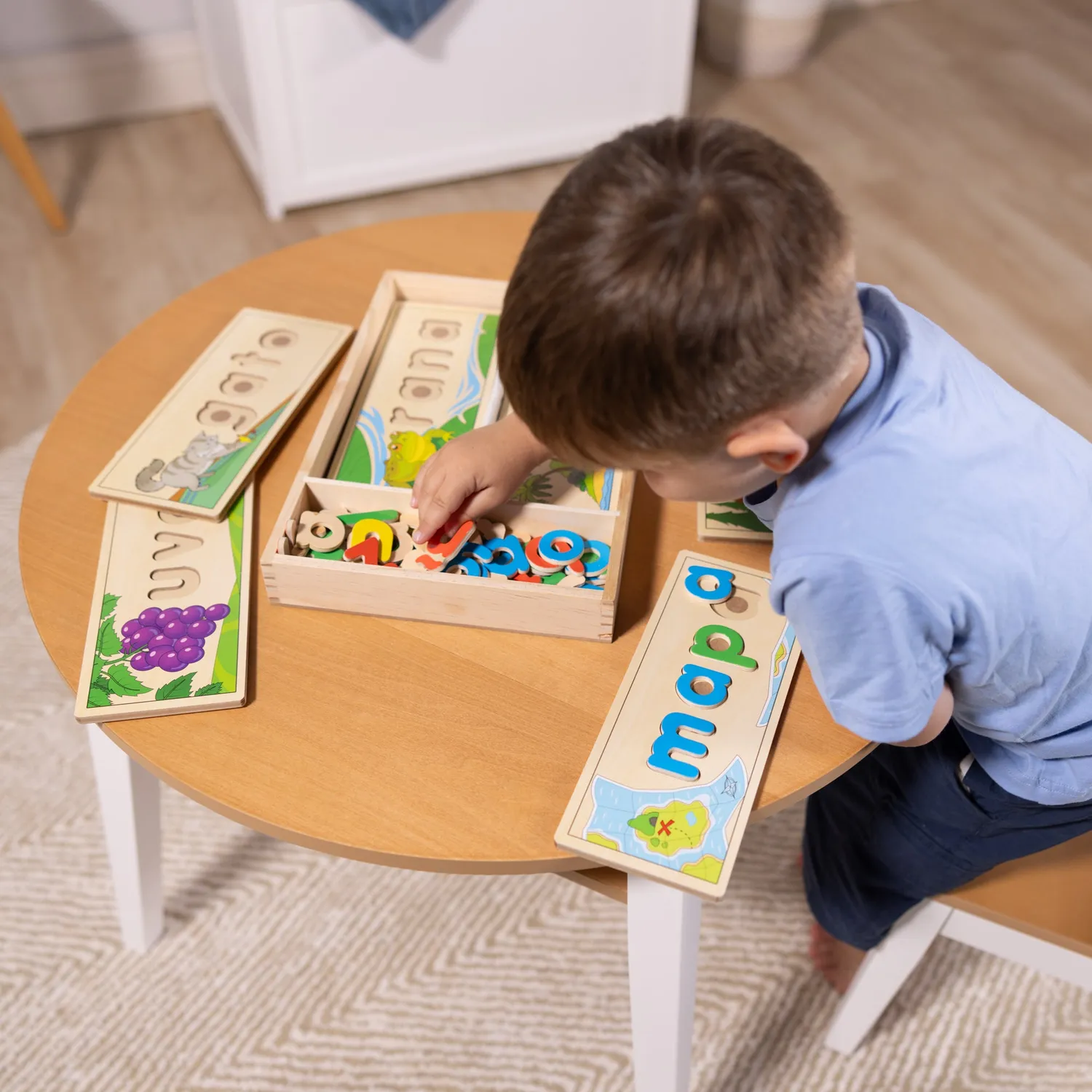 Melissa & Doug Spanish See & Spell Learning Toy Lernpuzzle