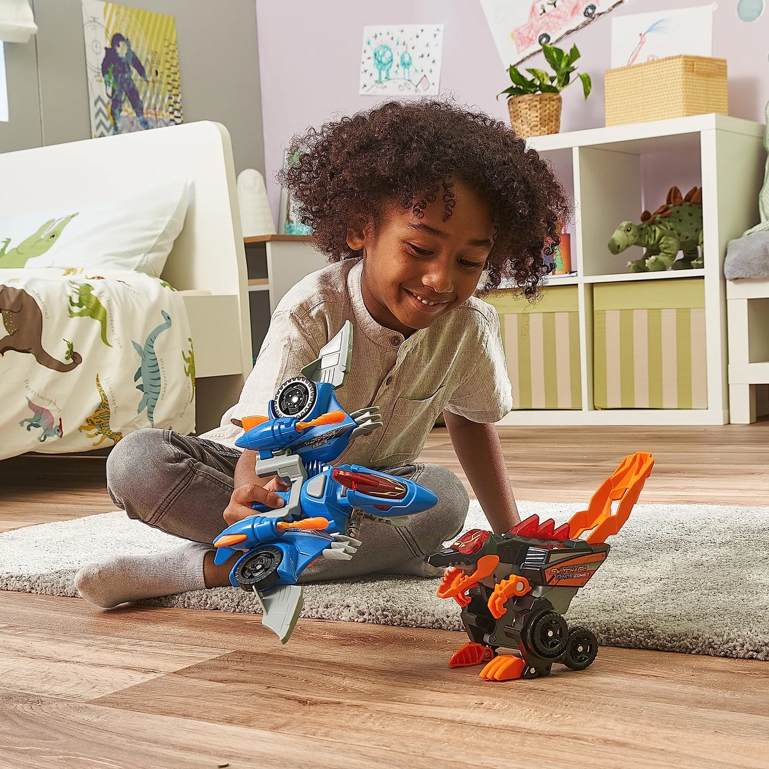 VTech Switch and Go Dinos Spinosaurus Spielzeug 2in1 mit Sound