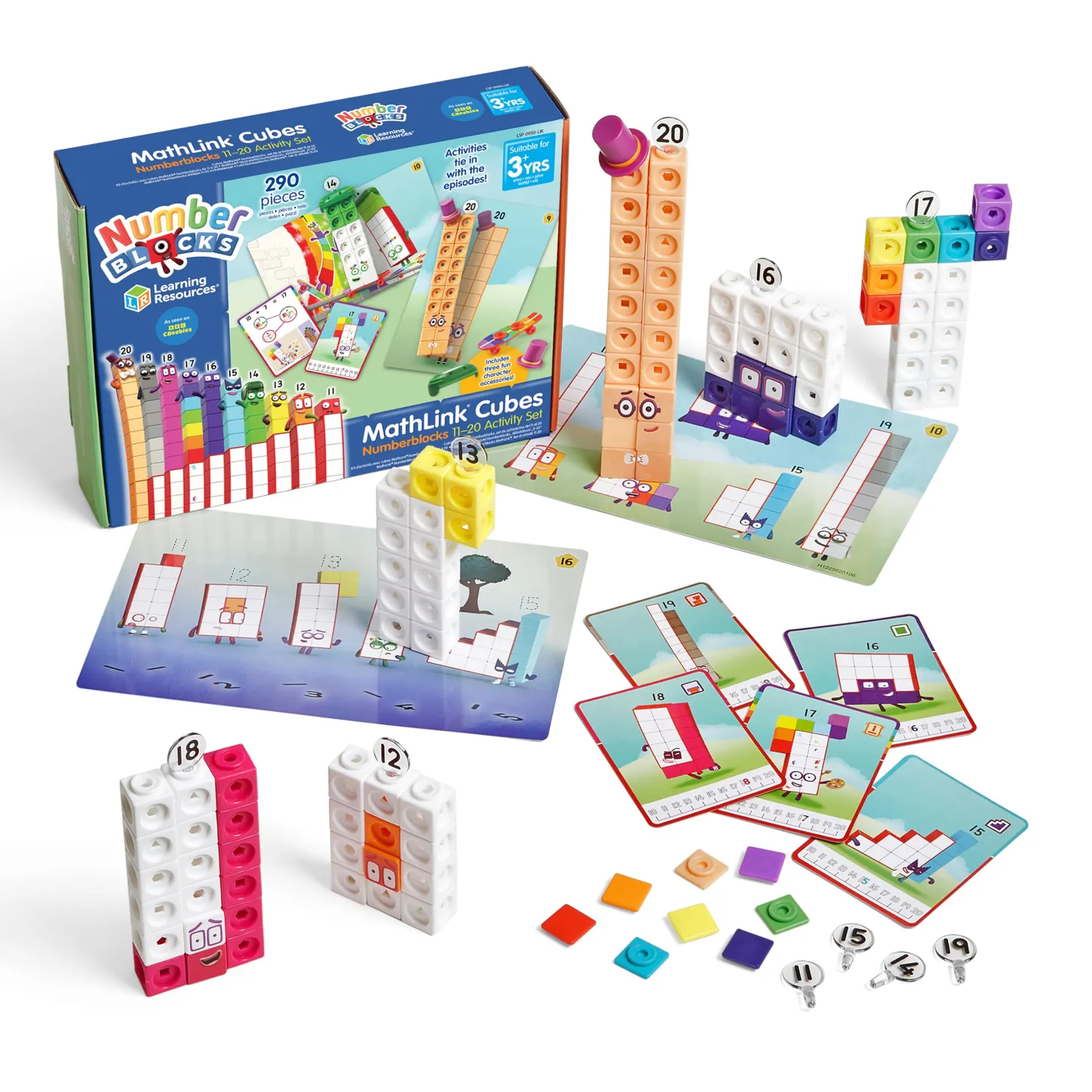 Learning Resources Numberblocks 11-20 Steckwürfel