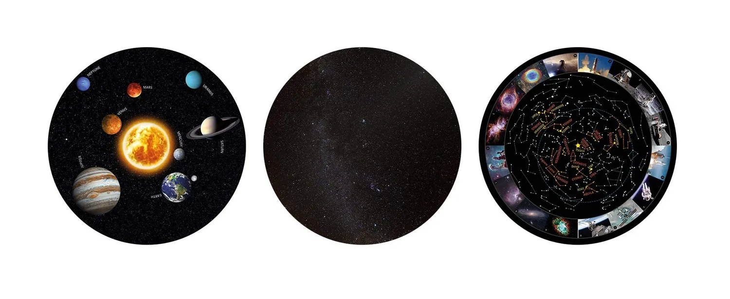 Buki 8002 HD-Planetarium Projektor 3 Scheiben LED