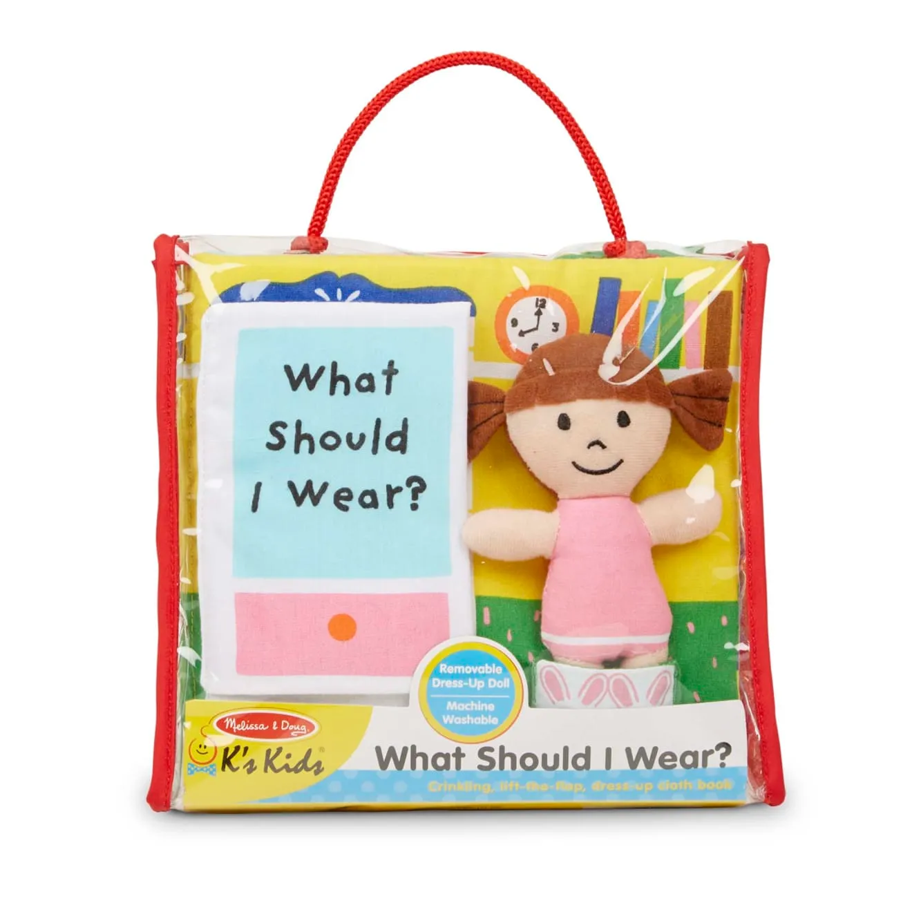 Melissa & Doug K's Kids Stoffbuch Anziehen Baby