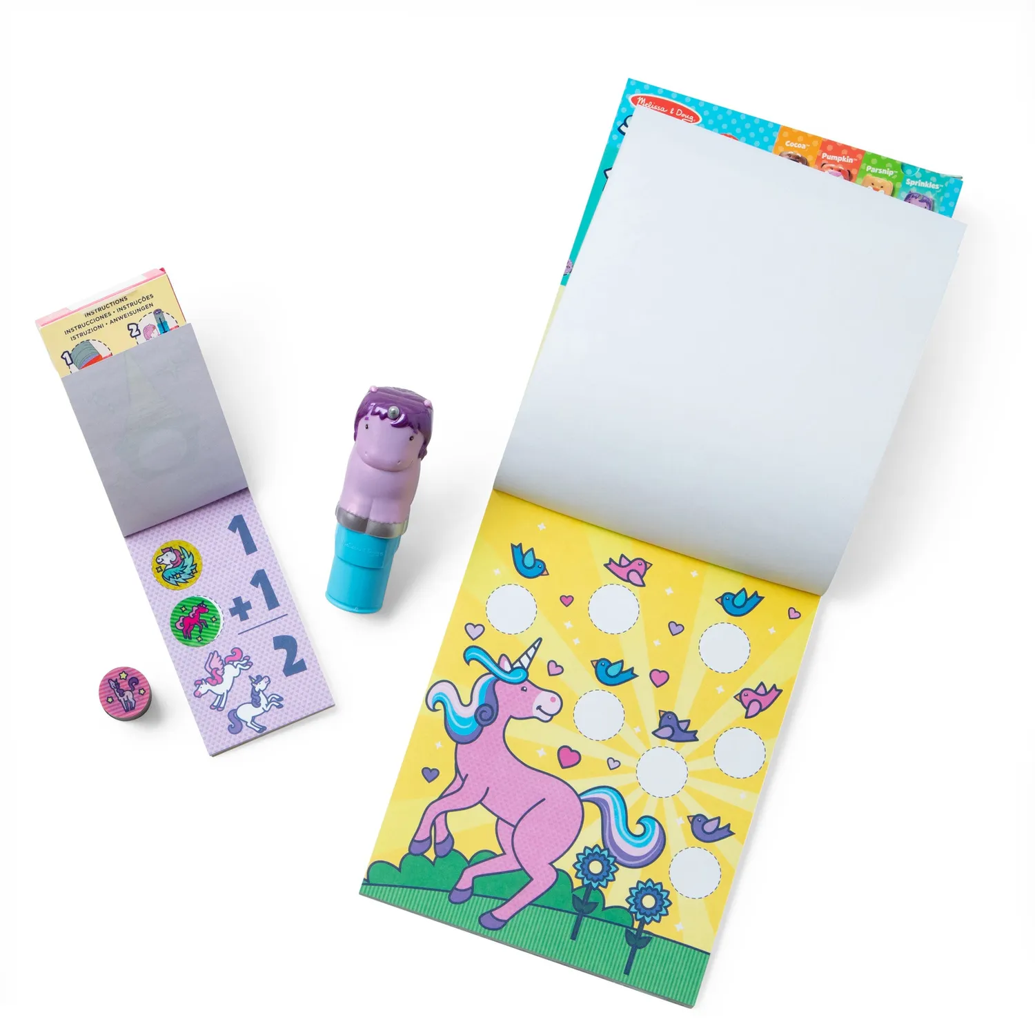 Melissa & Doug Sticker WOW Purple Unicorn Sticker-Set 500 Sticker
