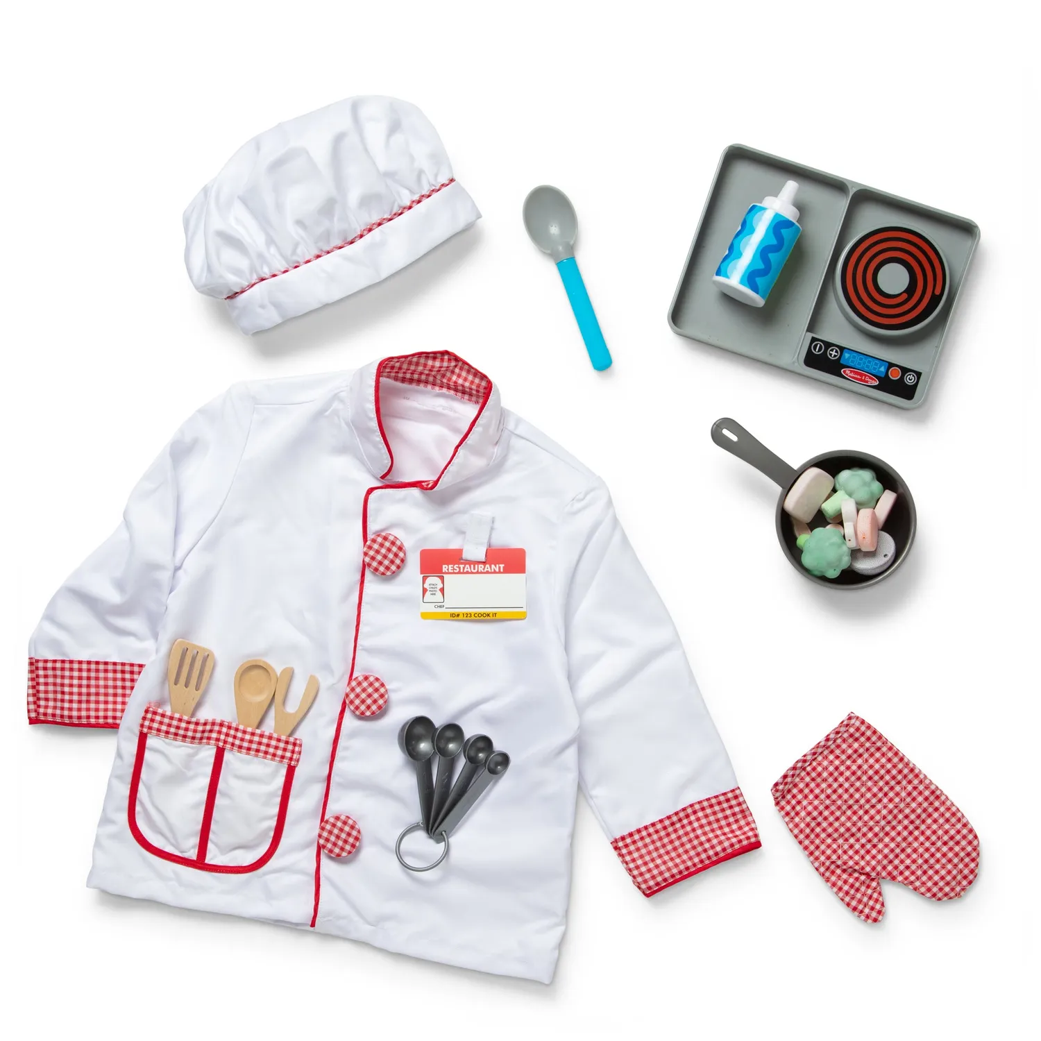 Melissa & Doug Cook Up Fun Rollenspiel-Set Küche 2-teilig