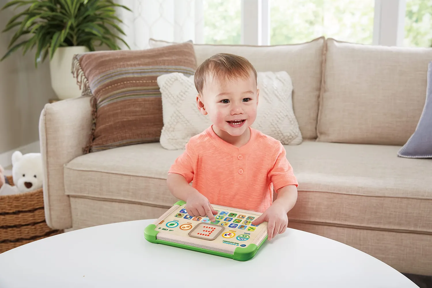 VTech Holz-Lerntablet interaktiv FSC ab 1 Jahr 26 Tasten