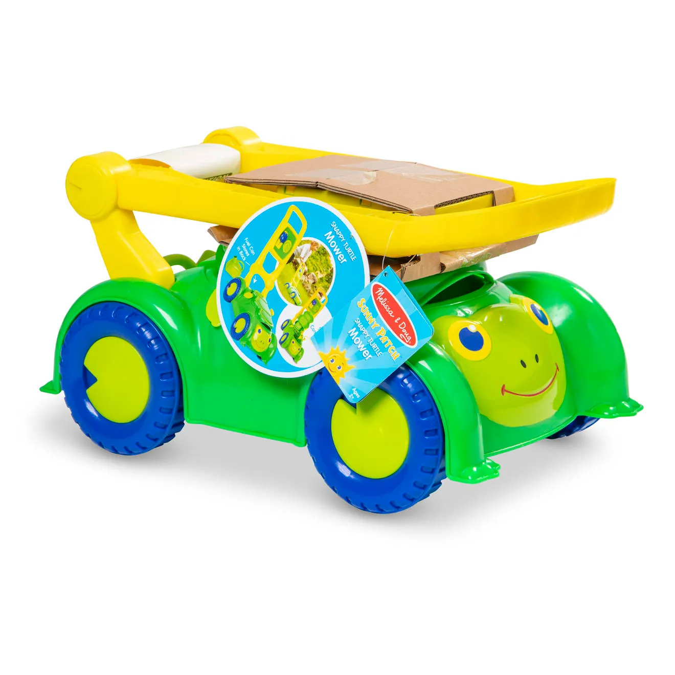 Melissa & Doug Snappy Turtle Mower Spielrasenmäher Motorgeräusch