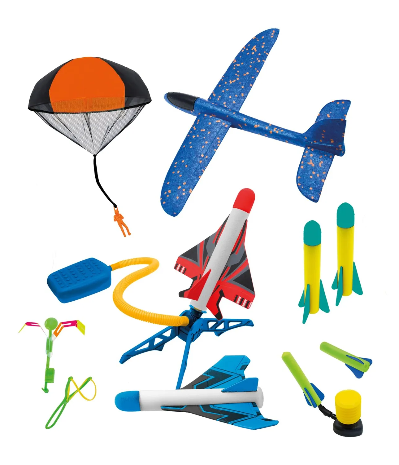 Buki 2173 Flying Science Flugspielzeug Set 6-tlg draußen