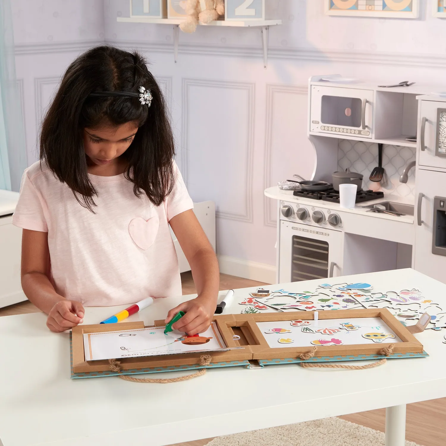 Melissa & Doug Natural Play Ozean Malset magnetisch