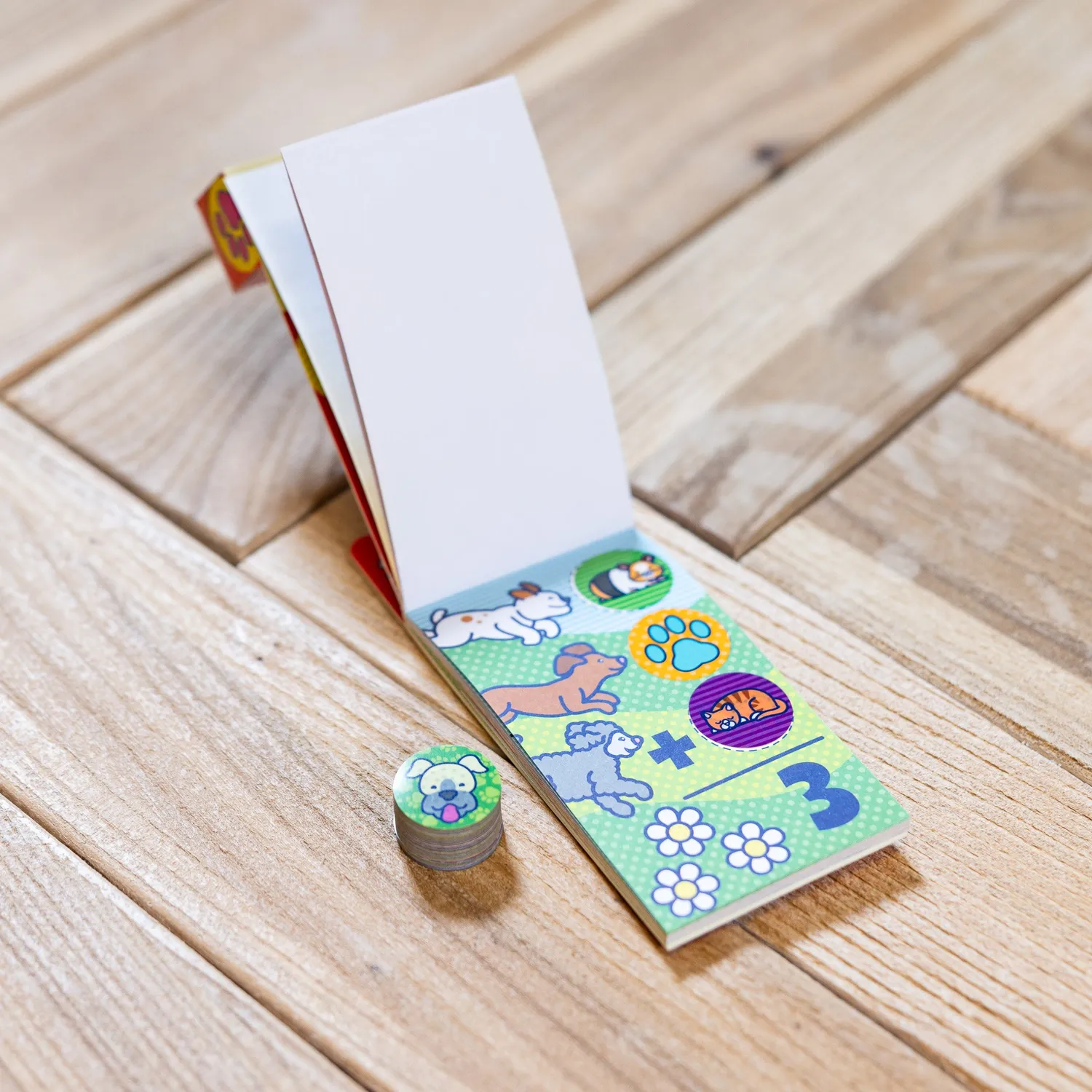 Melissa & Doug Sticker WOW Mini Stickerheft Haustiere 200 Sticker