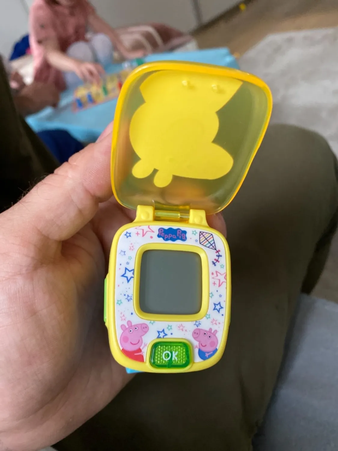 VTech 80-526064 Peppas Lernuhr Blau Kinderuhr digital