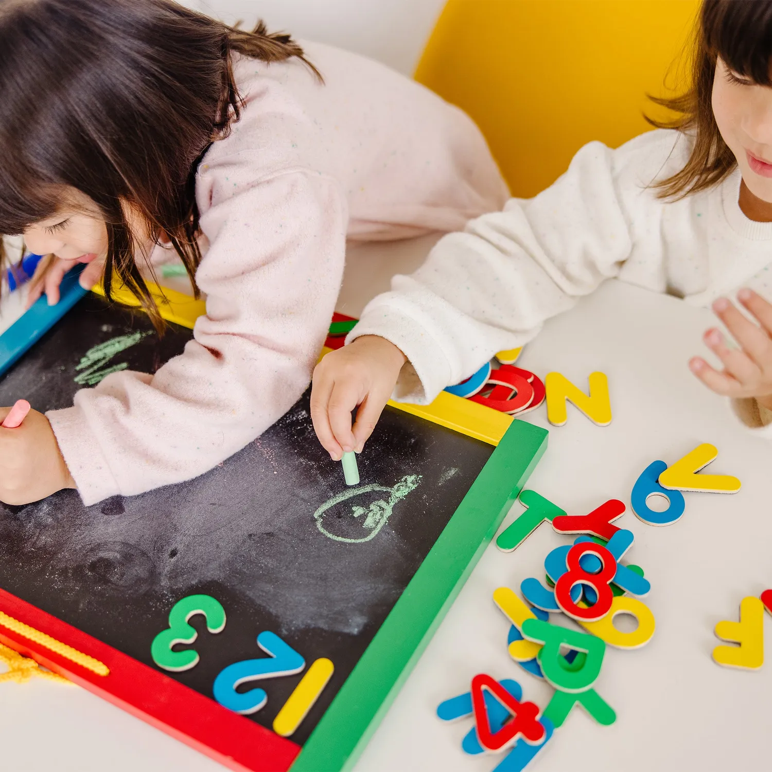 Melissa & Doug Magnet Kreidetafel Whiteboard Buchstaben 40x30cm