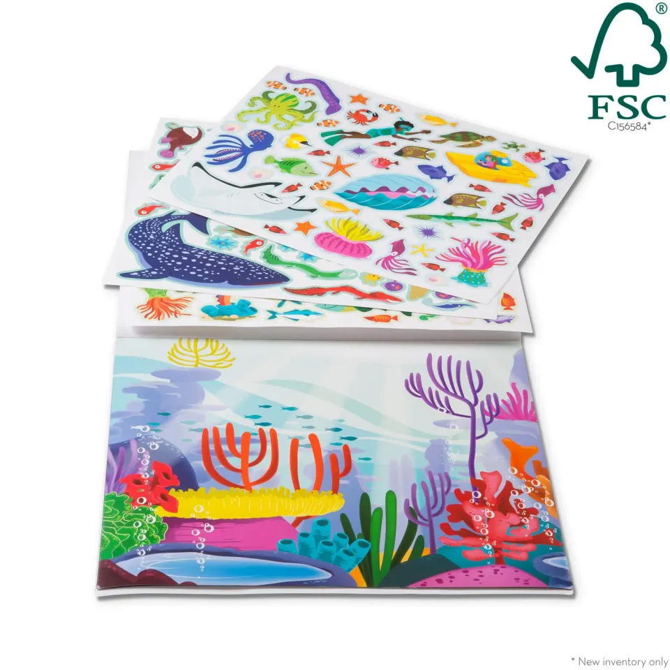 Melissa & Doug Reusable Sticker Pad Under the Sea Stickeralbum 245 Sticker