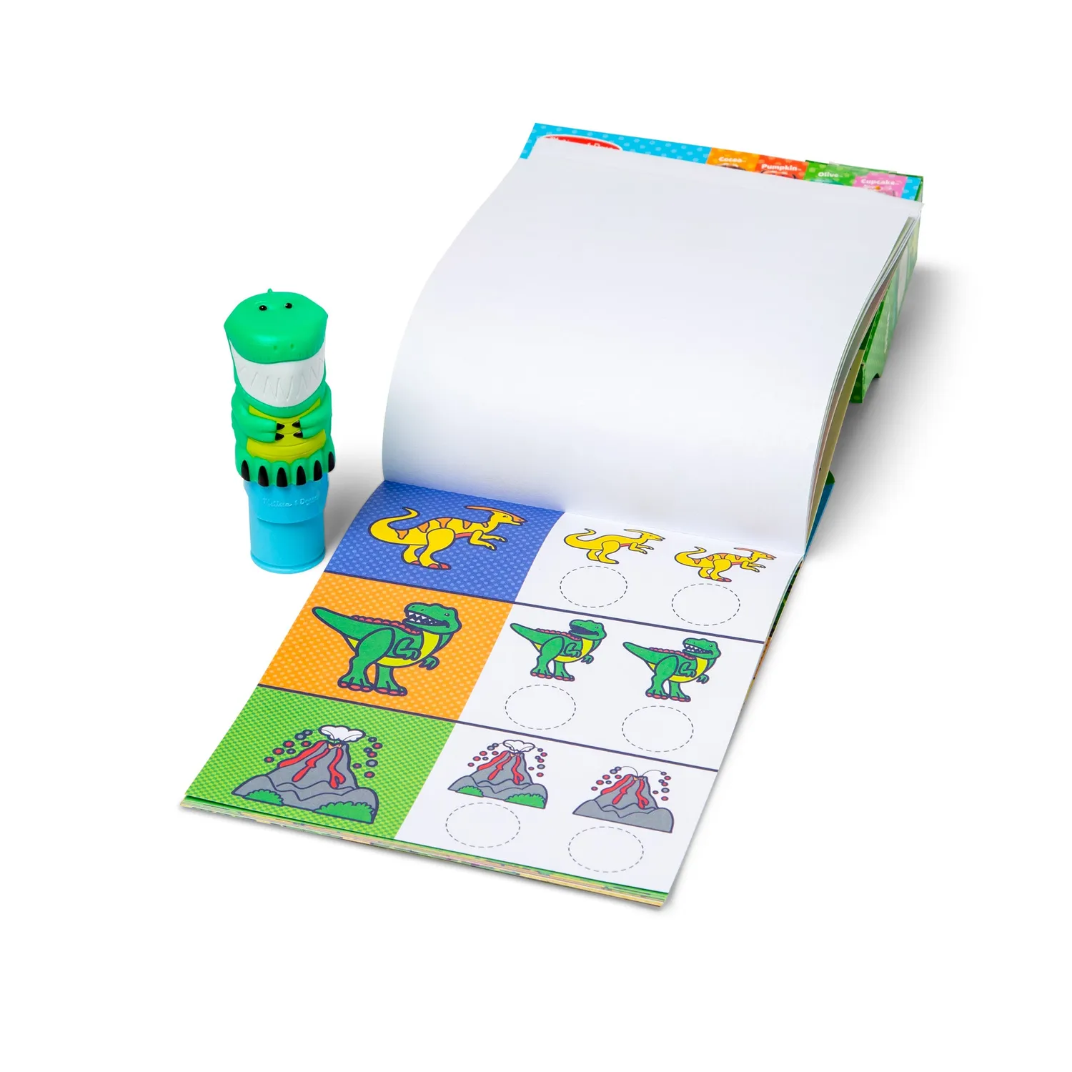 Melissa & Doug Sticker WOW! Dino Sticker-Set mit Stamper 500