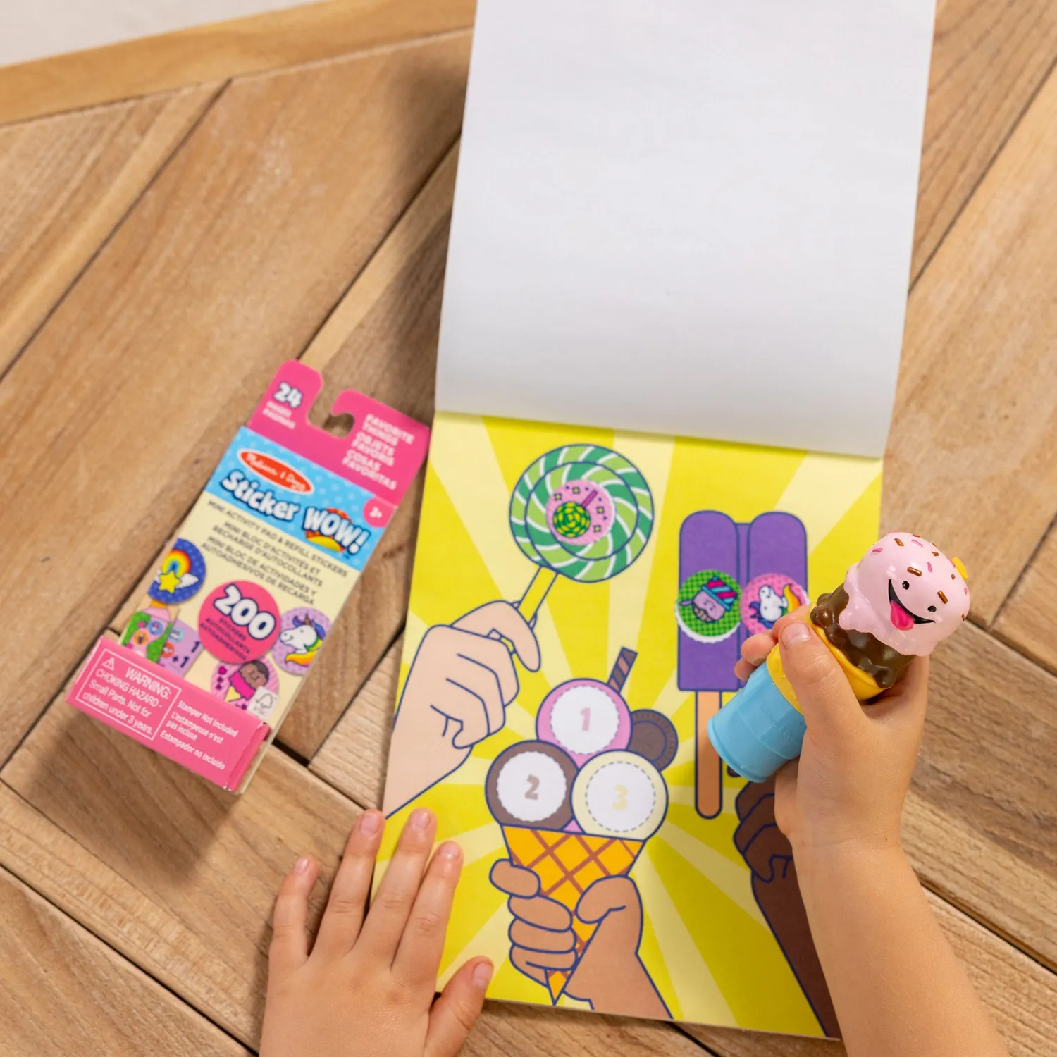 Melissa & Doug Sticker WOW! Ice Cream Sticker-Bundle 500 Sticker