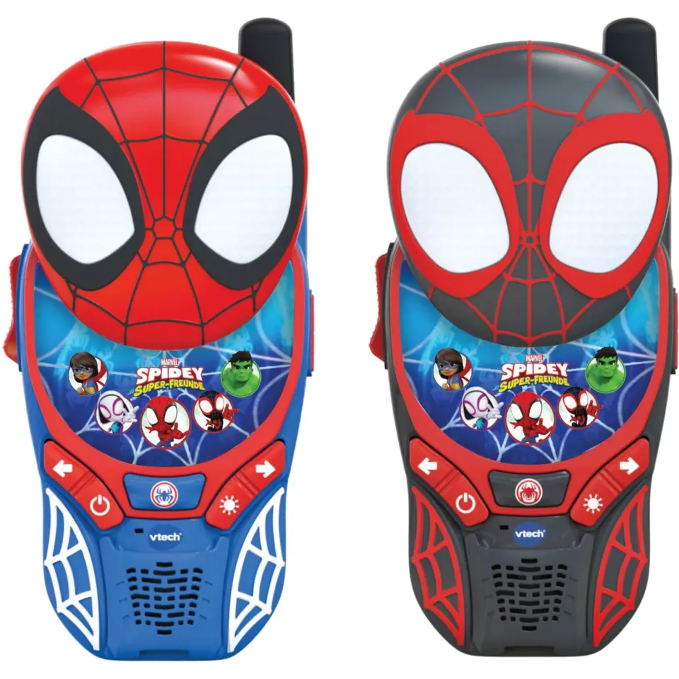 VTech Marvel Spidey Walkie-Talkies 2er 200 m 3-6 Jahre