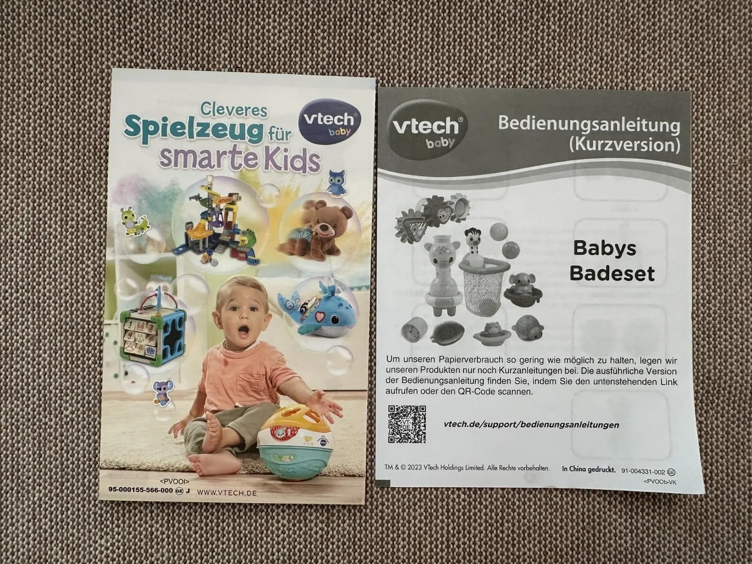 VTech Baby Badeset 6-teilig Badespielzeug mit 15 Elementen