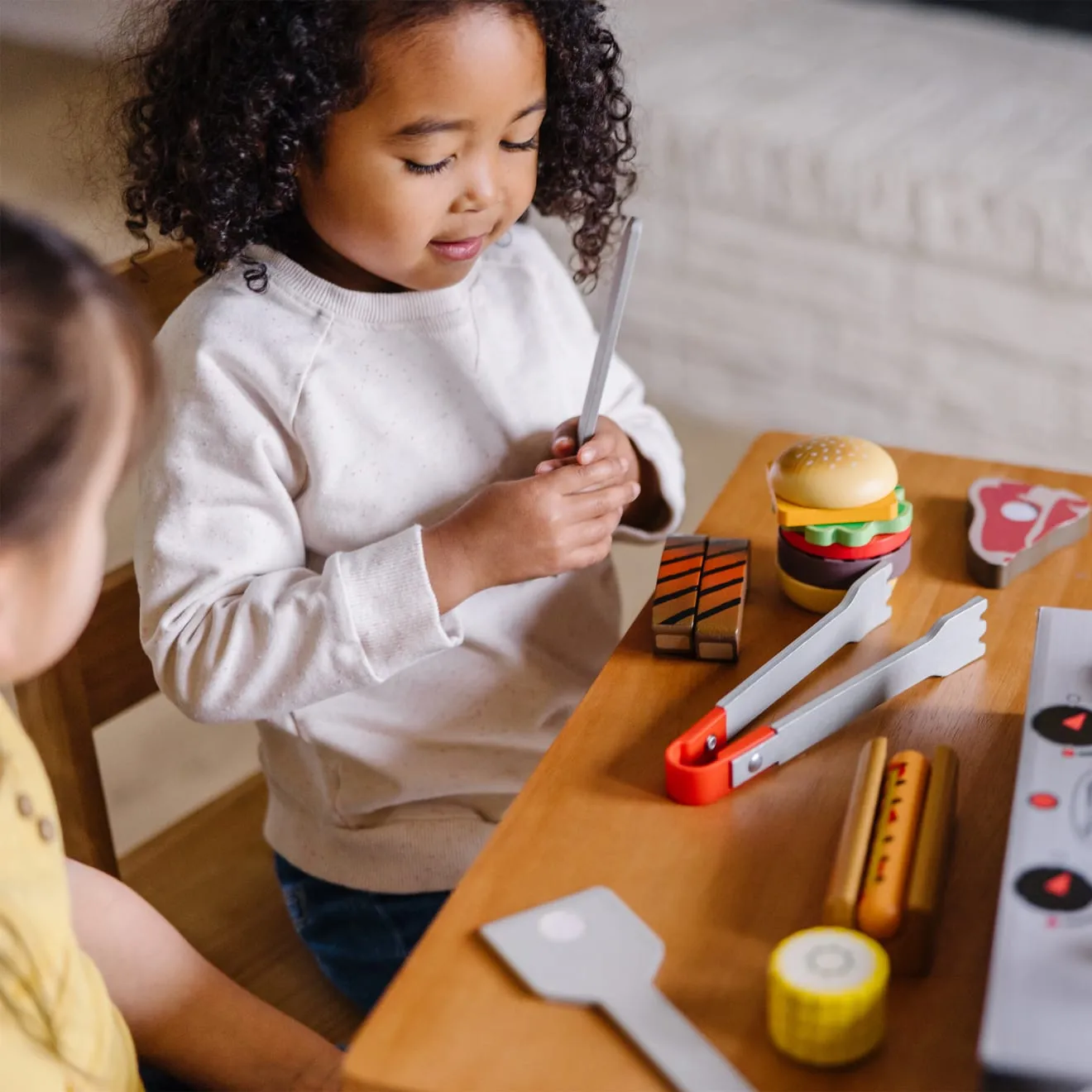 Melissa & Doug Grill & Serve BBQ Grillset Holz 20-teilig