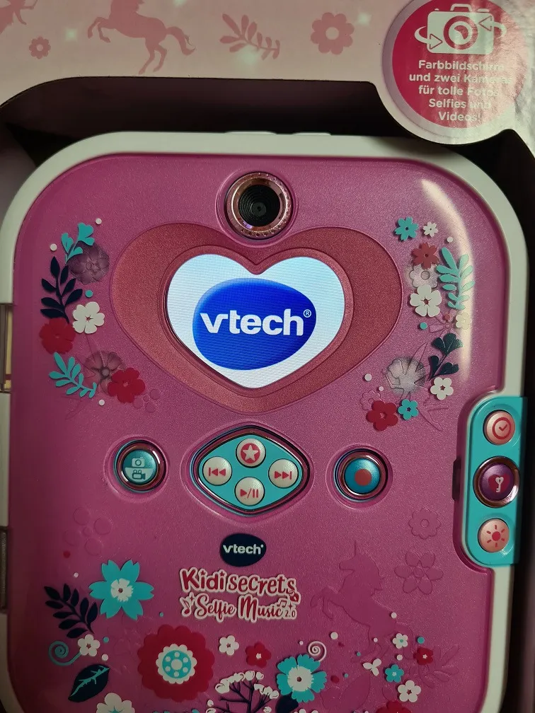 VTech KidiSecrets Selfie Music 2.0 Tagebuch mit Gesichtserkennung