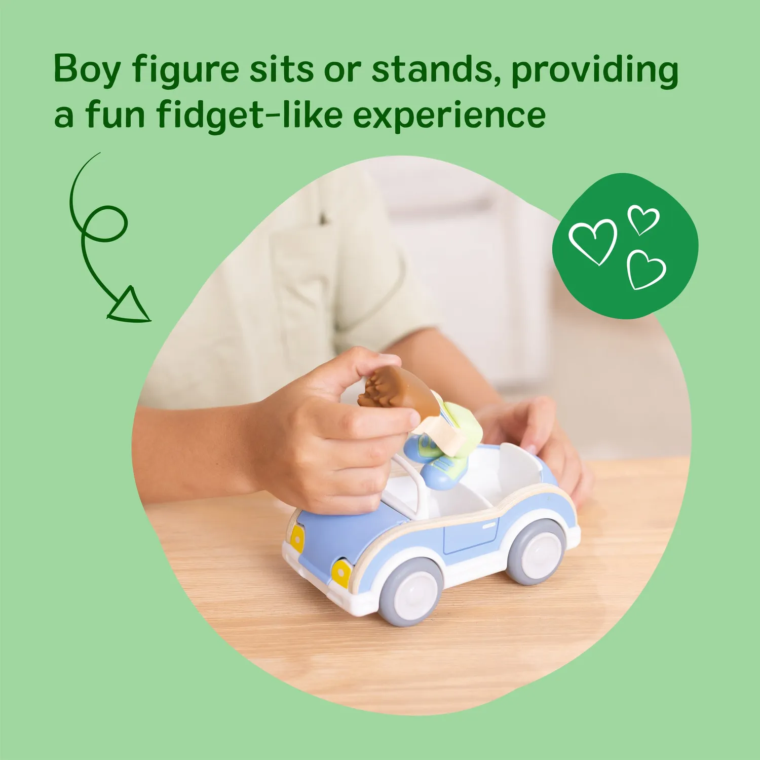 Melissa & Doug Cheery Lane Cabrio Spielauto Holz Junge