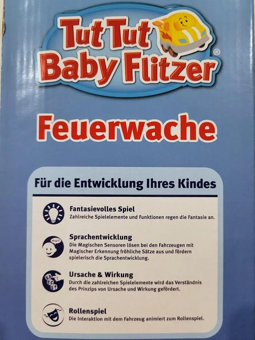 VTech Tut Tut Baby Flitzer Feuerwache Spielset mit Auto