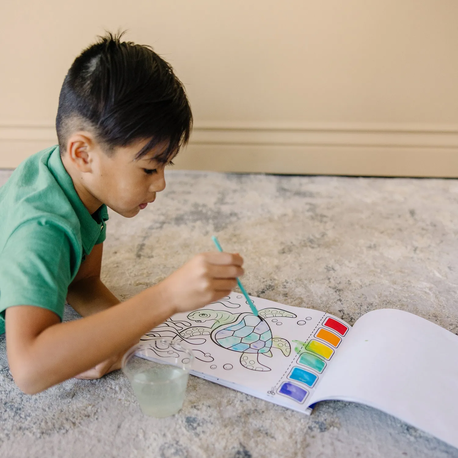 Melissa & Doug Paint With Water Ocean Malbuch mit Wasserfarben