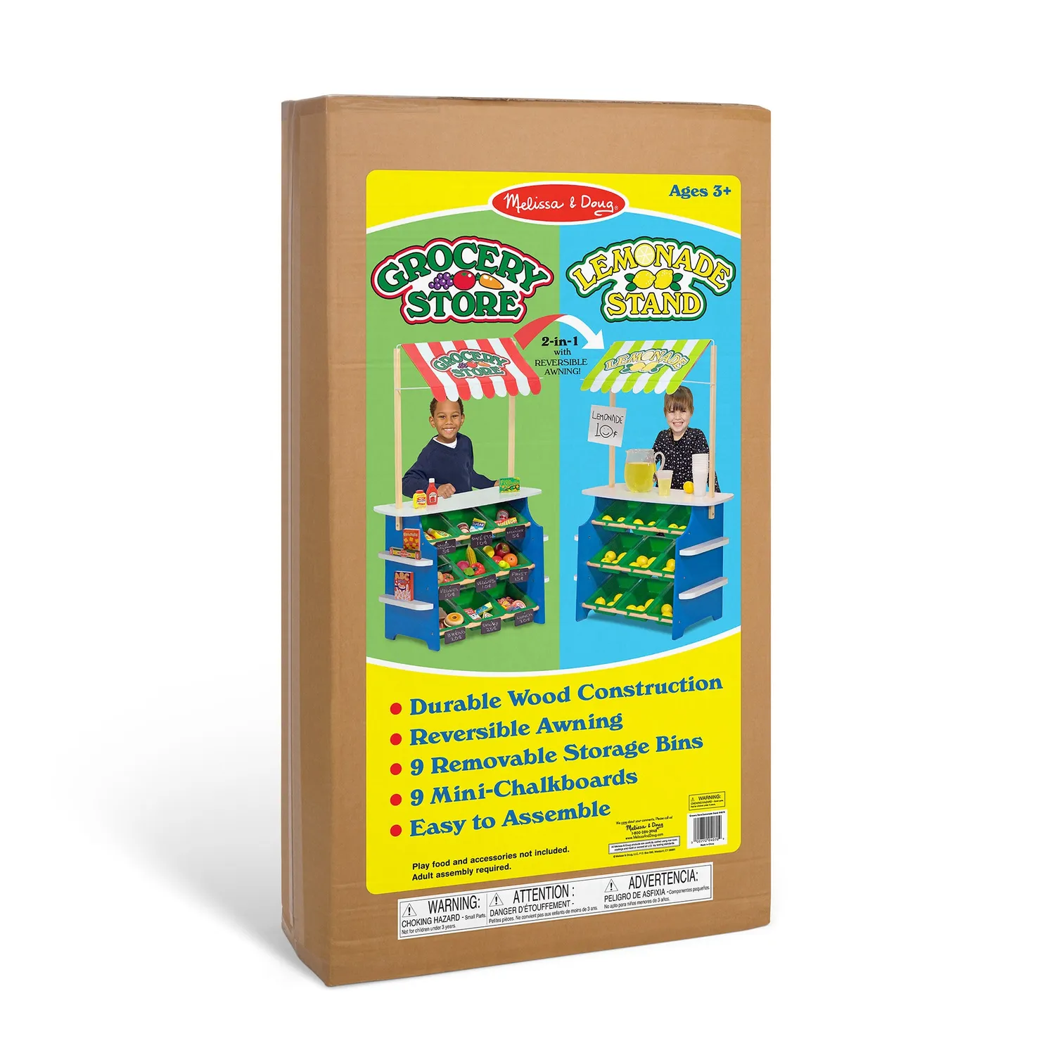 Melissa & Doug Kaufladen Limonadenstand Holz 2in1 ab 3 Jahren