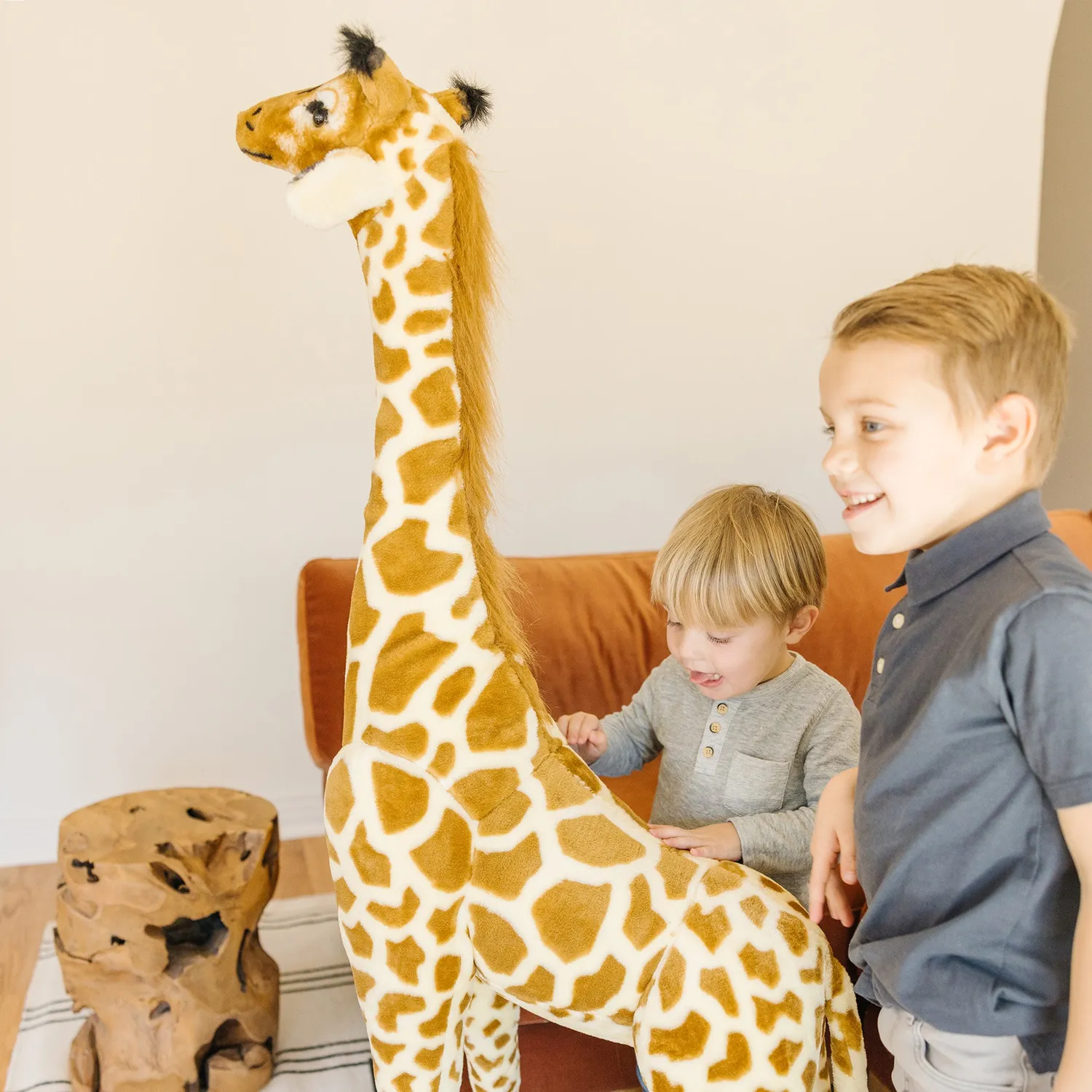 Melissa & Doug Giraffe Plüschtier XXL 120 cm Kuscheltier