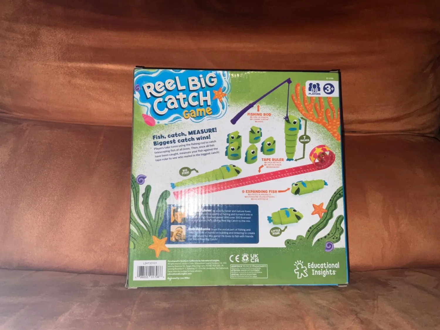 Learning Resources Angelspiel Mathe Fische Messen 2-3 Spieler ab 3