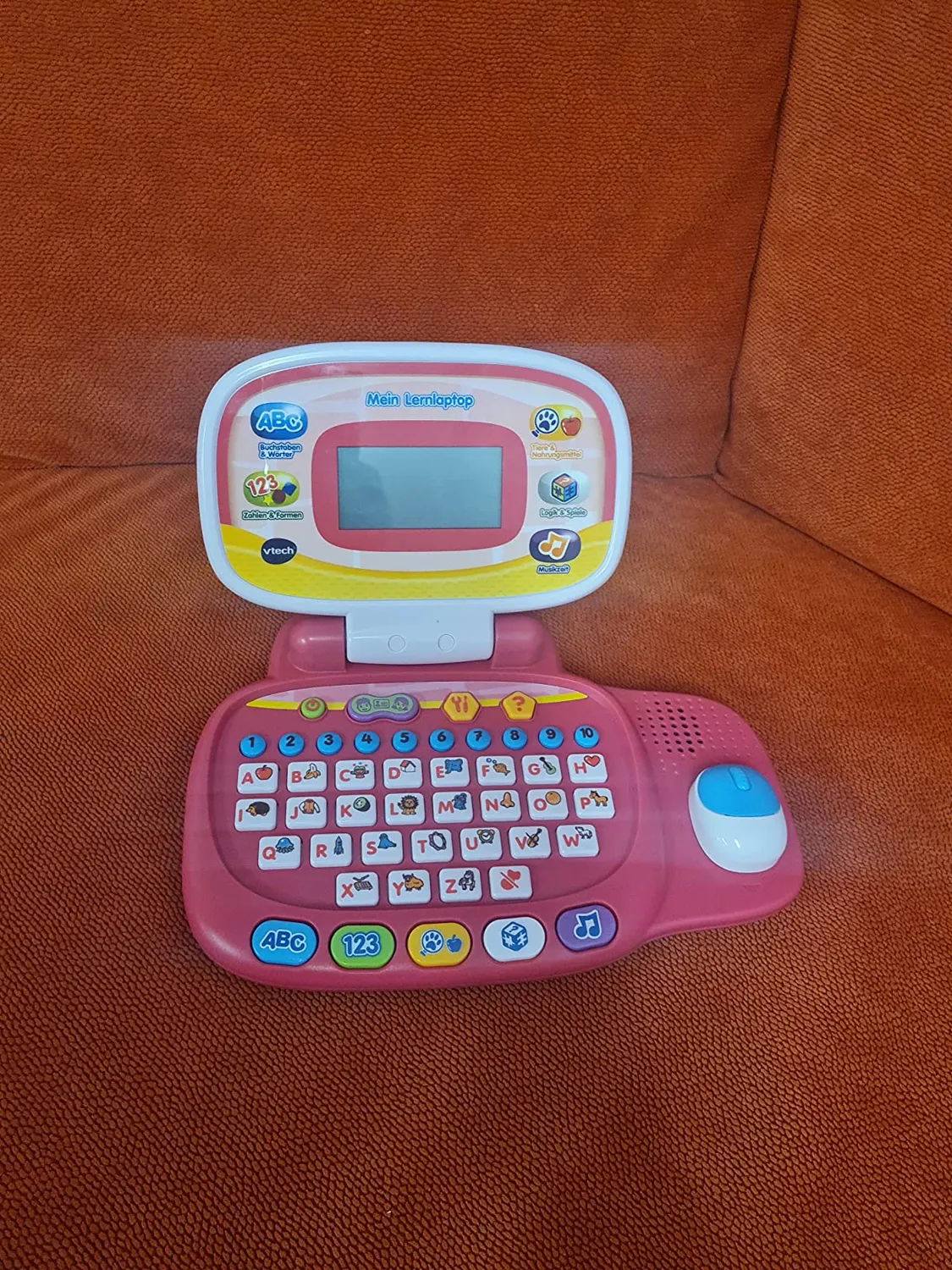 VTech Mein Lernlaptop Kinderlaptop Orange 30 Spiele