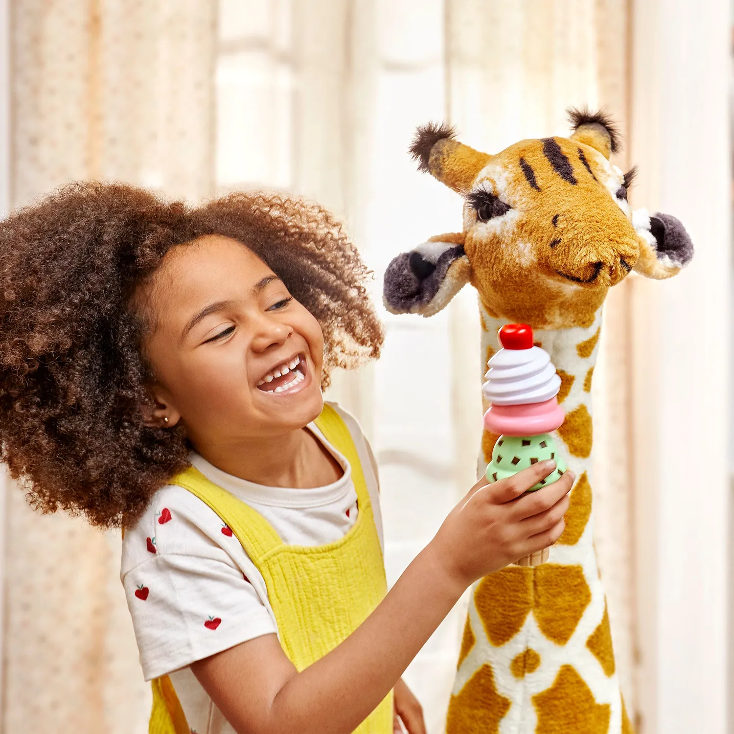 Melissa & Doug Giraffe Plüschtier XXL 120 cm Kuscheltier