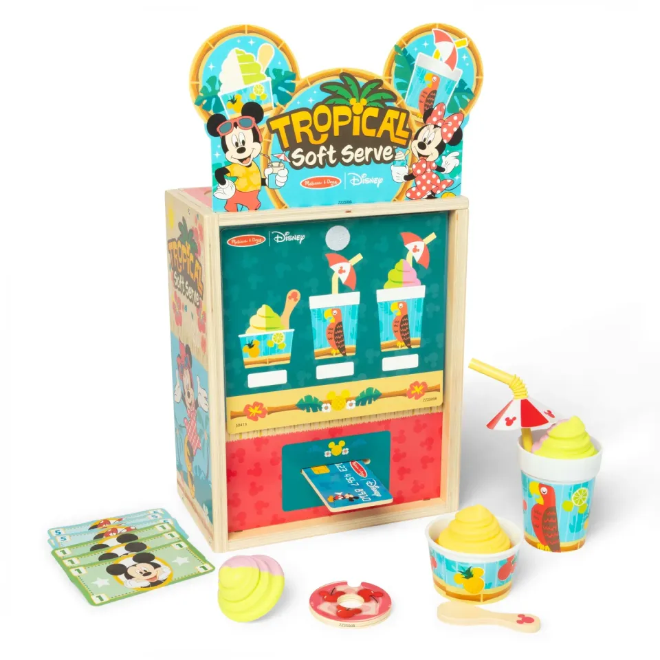 Melissa & Doug Disney Tropical Soft Serve Eis-Set Holz 23-tlg