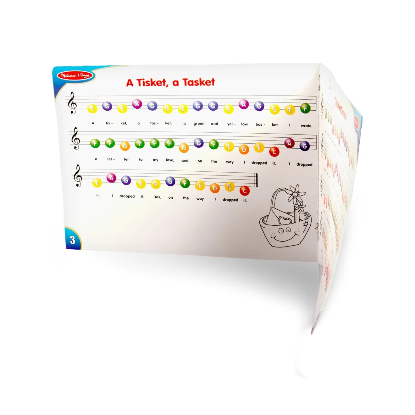 Melissa & Doug Learn-to-Play Klavier 25 Tasten Holz